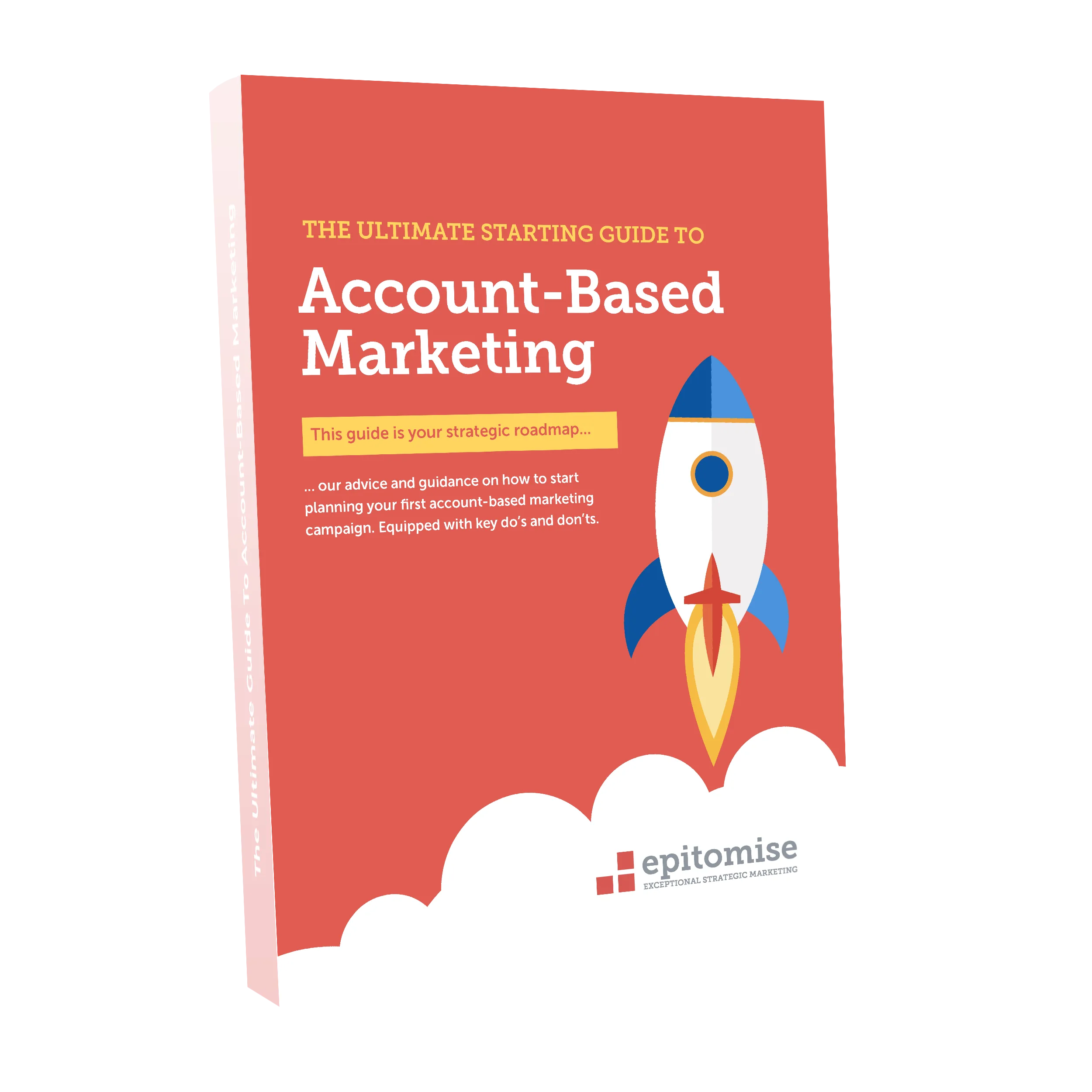The eGuide cover, reading “The ultimate starting guide to Account-Based Marketing — this guide is your strategic roadmap”