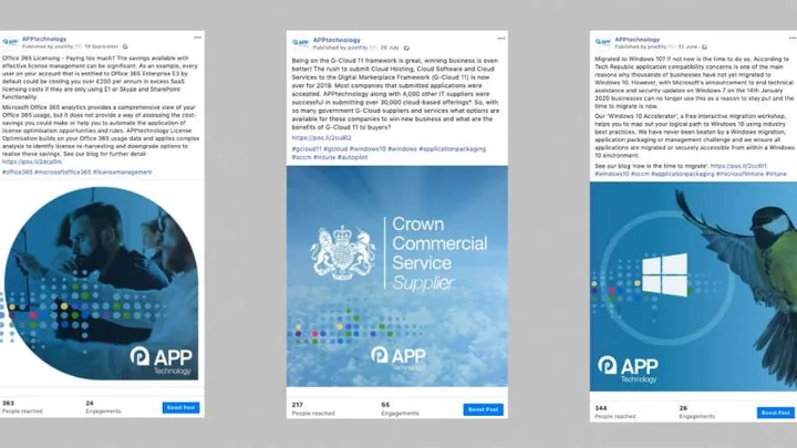 APP Technology campaign creative