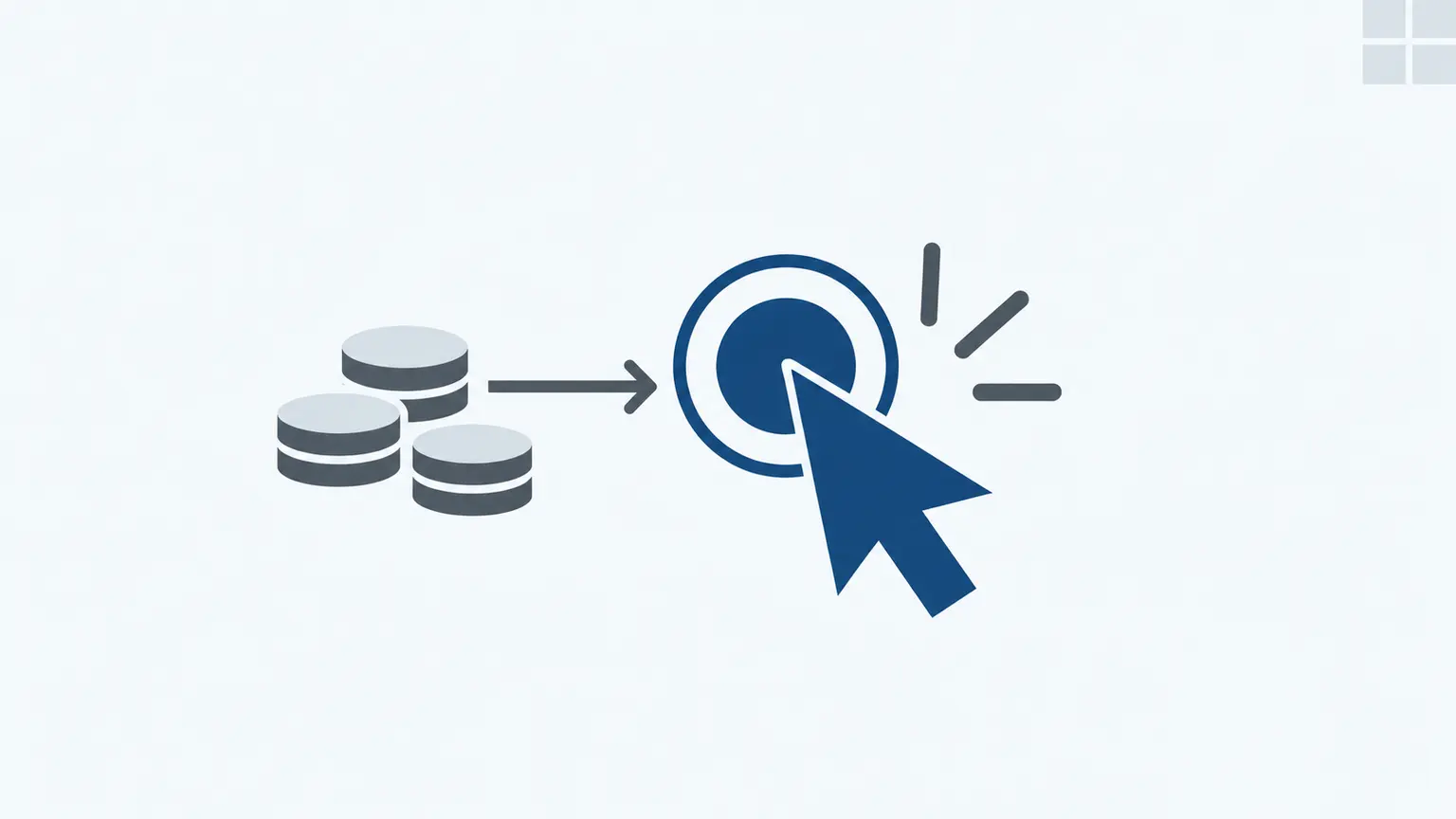 Cost per click formula dividing advertising spend by recorded paid clicks