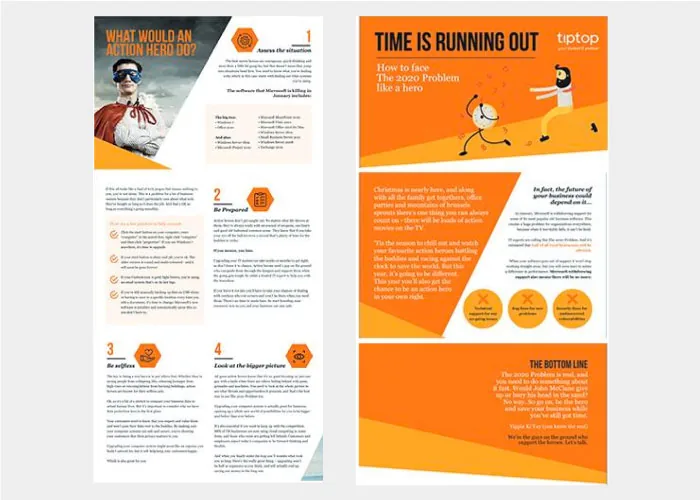 TipTop IT guide produced as a campaign download