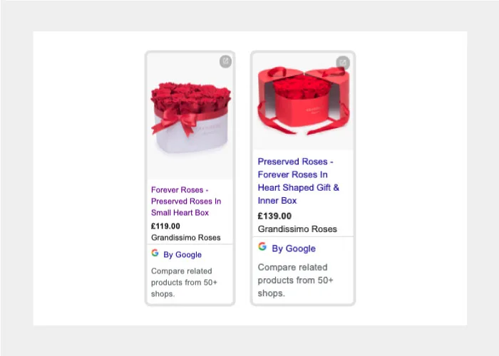 Grandissimo Roses gifting campaign advert