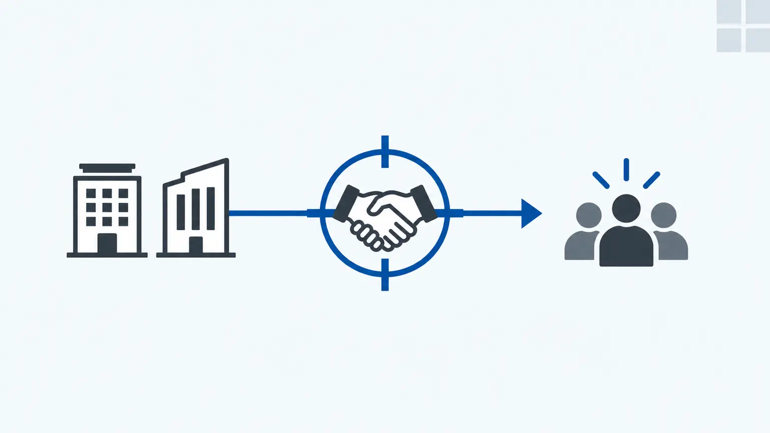 Two complementary businesses connecting their audiences through a tracked partnership
