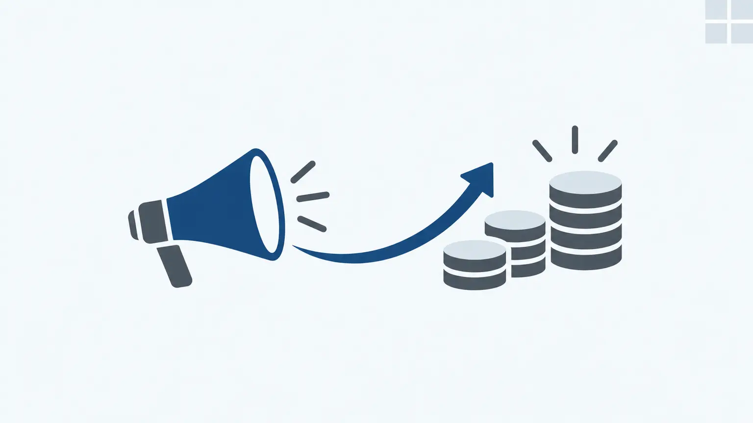 Return on ad spend formula comparing attributed revenue with advertising cost