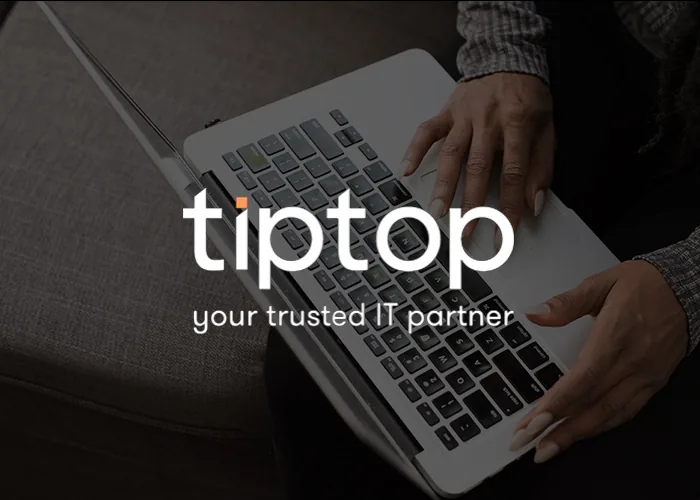 TipTop IT website home page carrying the new value messaging